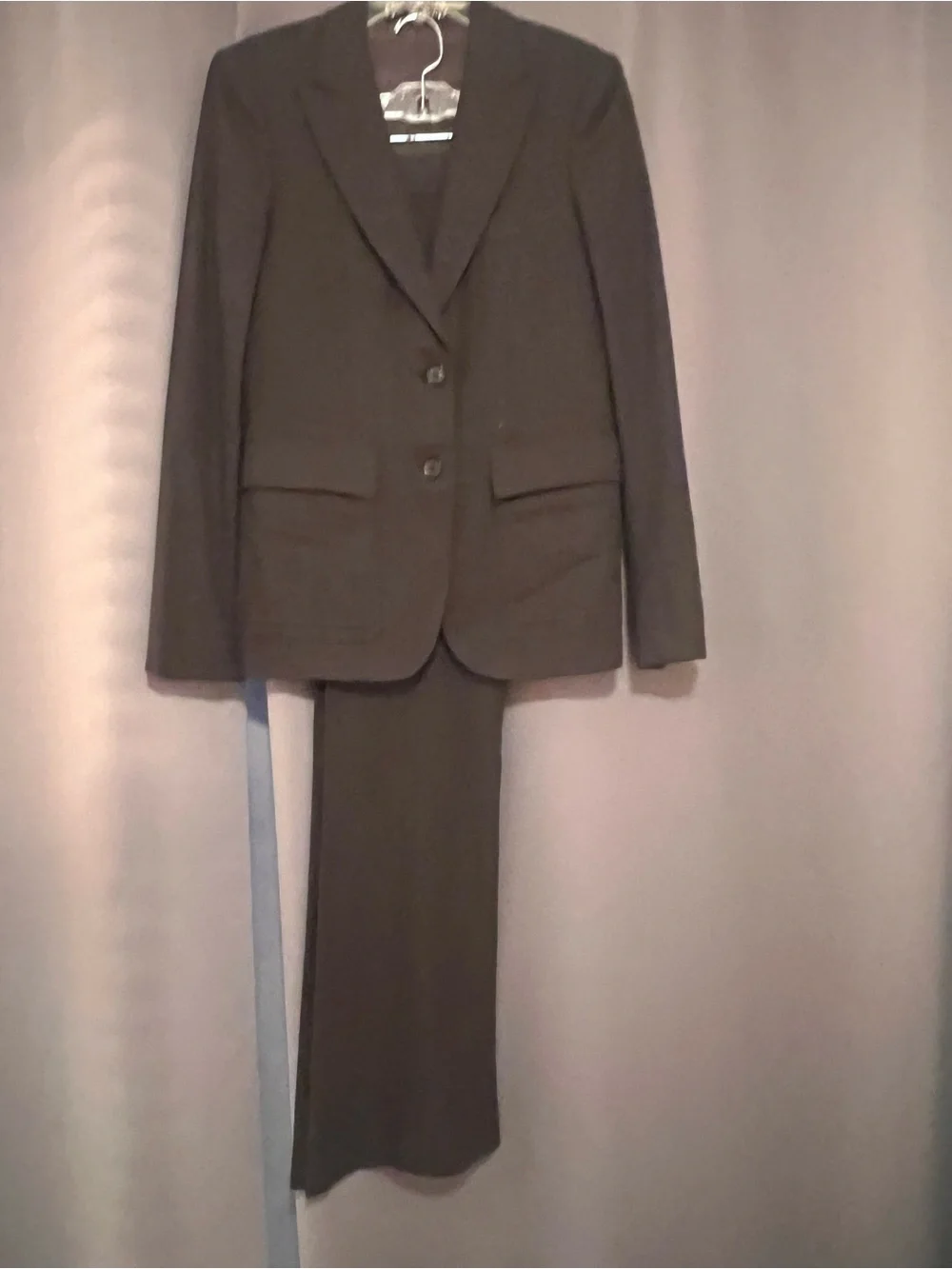 Gucci Dark Brown Women's Blazer Suit Jacket & Pant (Italy 42/US 4-6) - Picture 1 of 9
